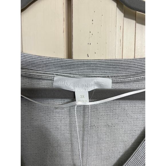 NWT Adyson Parker size 3X striped knit casual comfortable dress - Picture 3 of 5